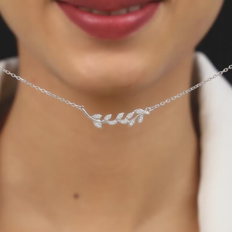 Silver Leaf Pendant