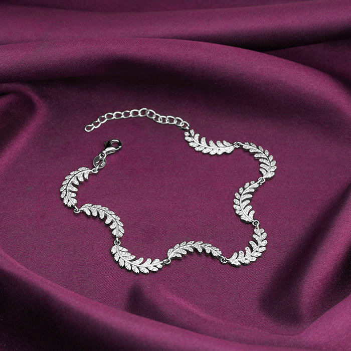 Woven Leaf Bracelet