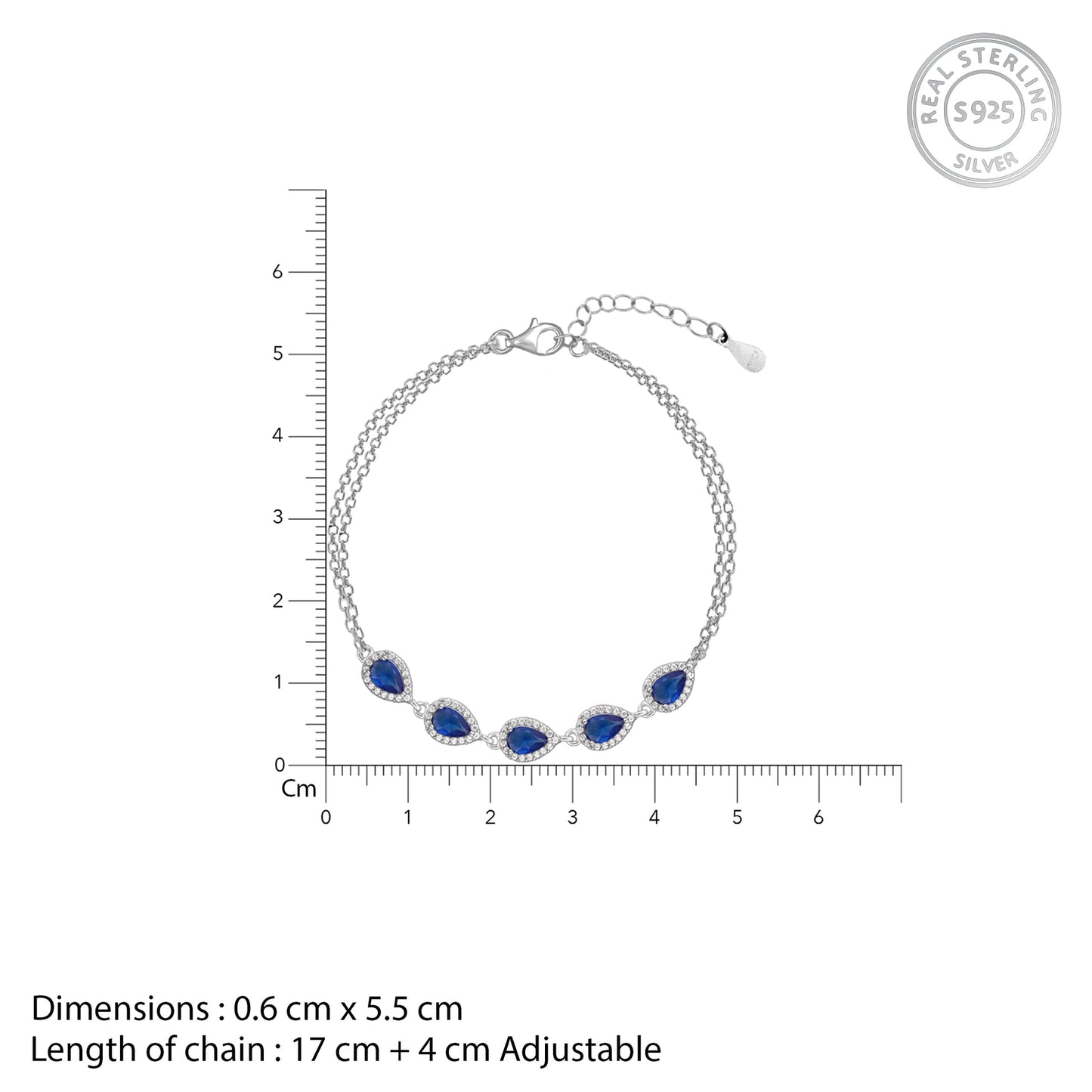 Luna Blue Bracelet