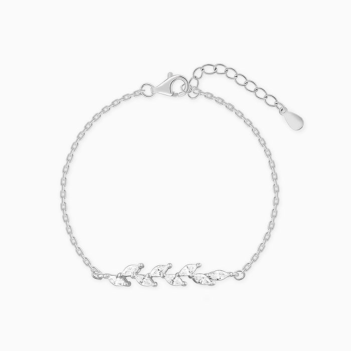 Zircon Fern Bracelet