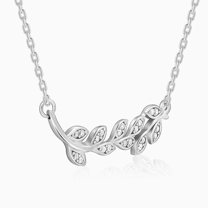 Silver Leaf Pendant