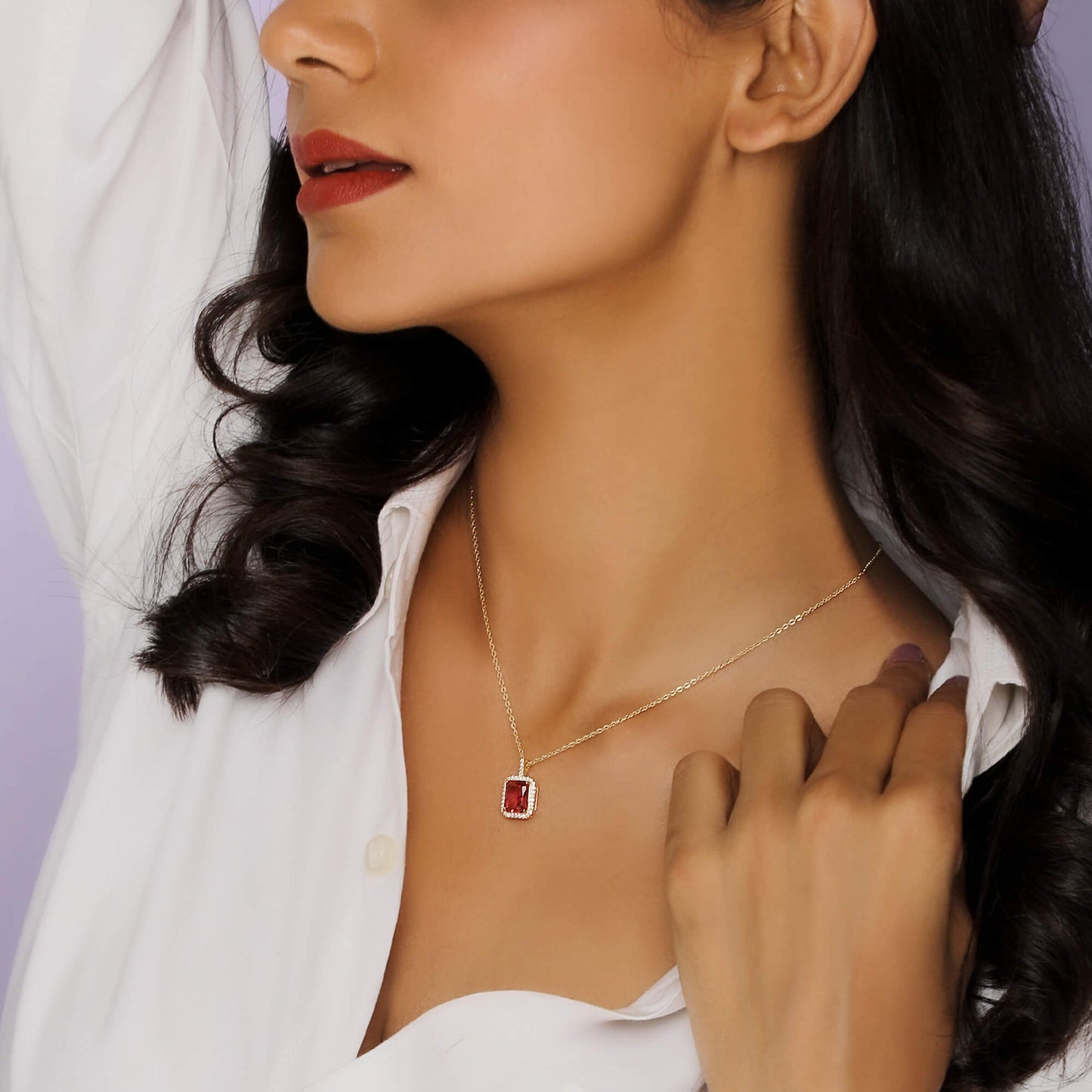 Golden Ruby Chain