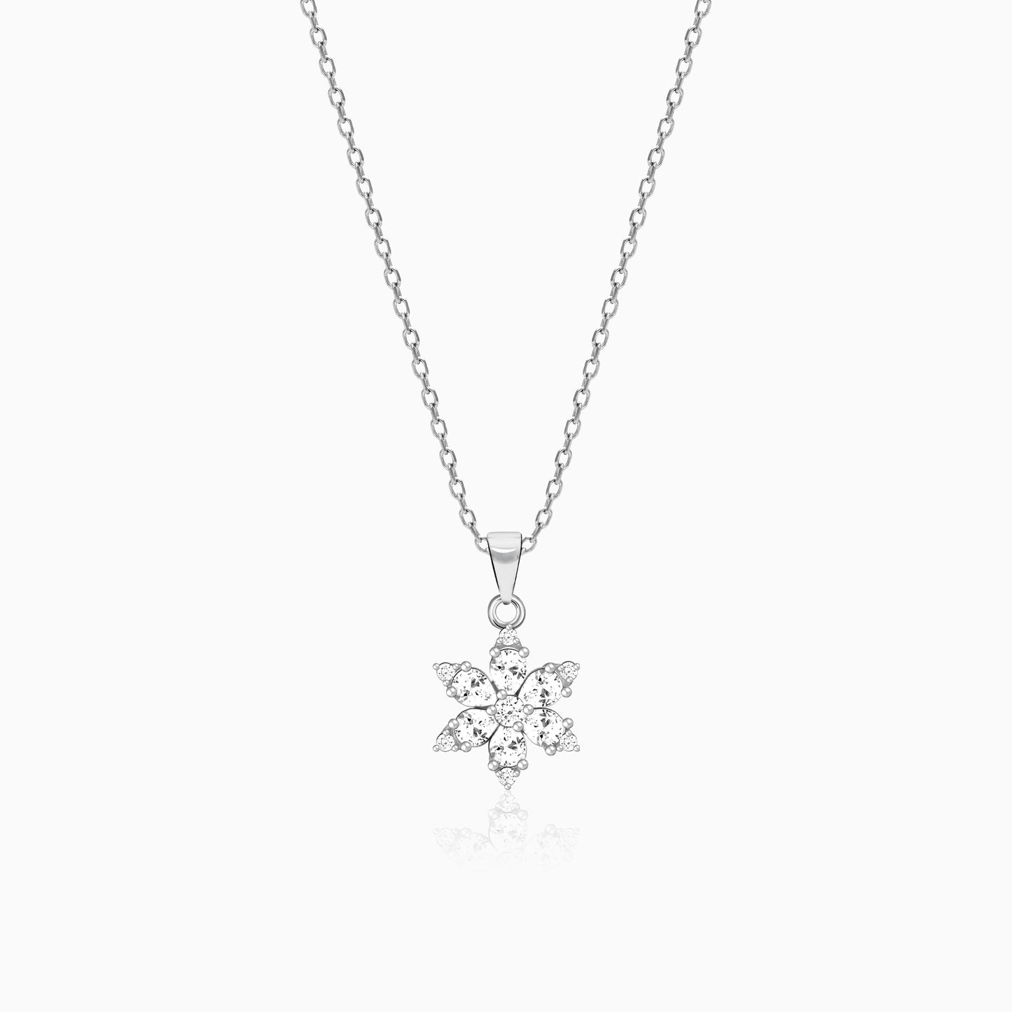 Silver Snowflake Chain