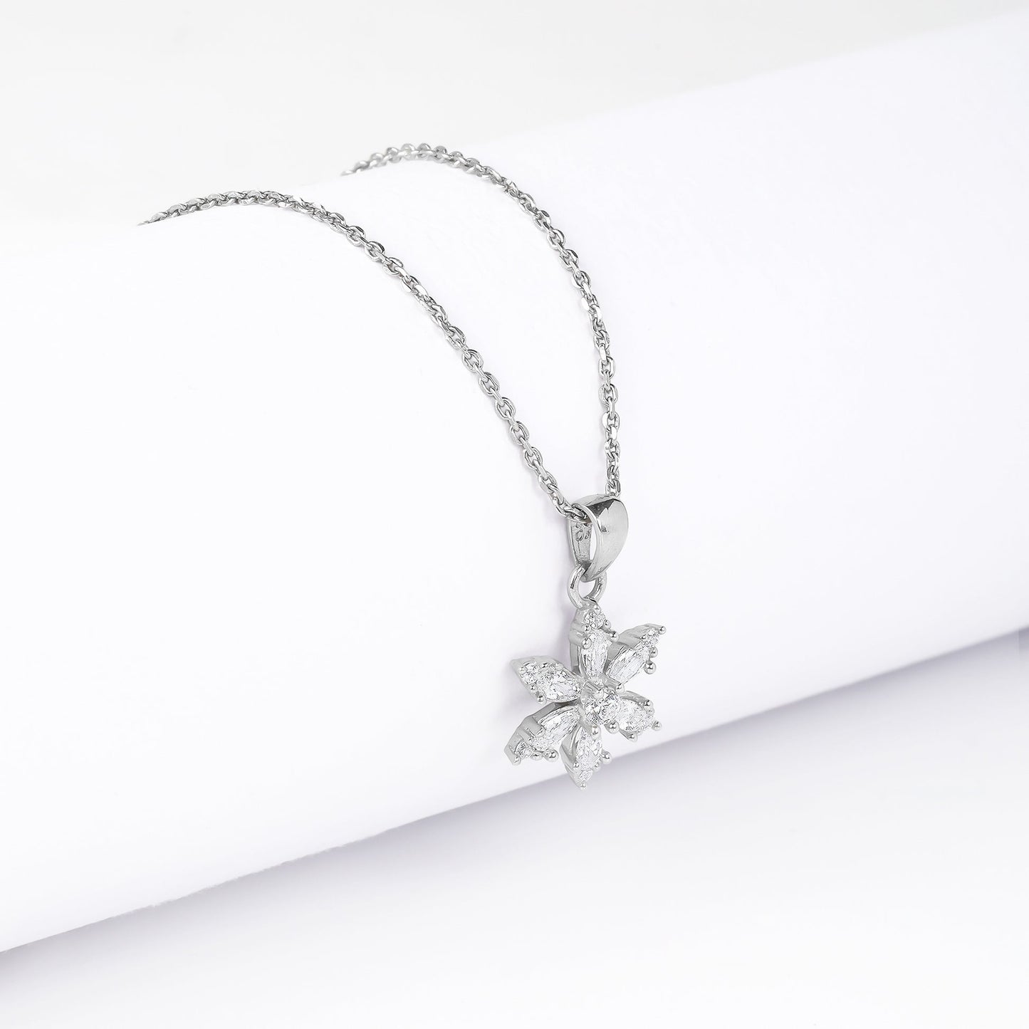 Silver Snowflake Chain