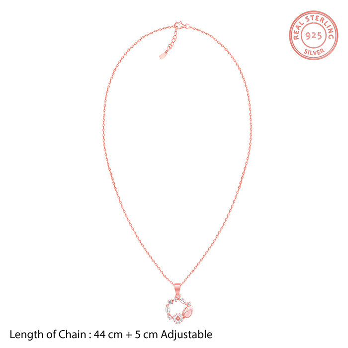 BloomCircle Rose Gold Pendant
