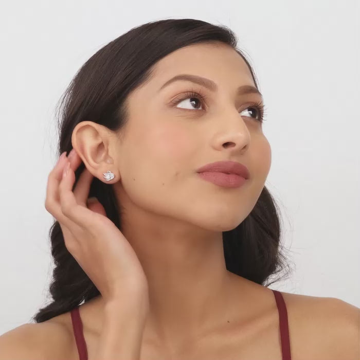 Swan Glow Studs