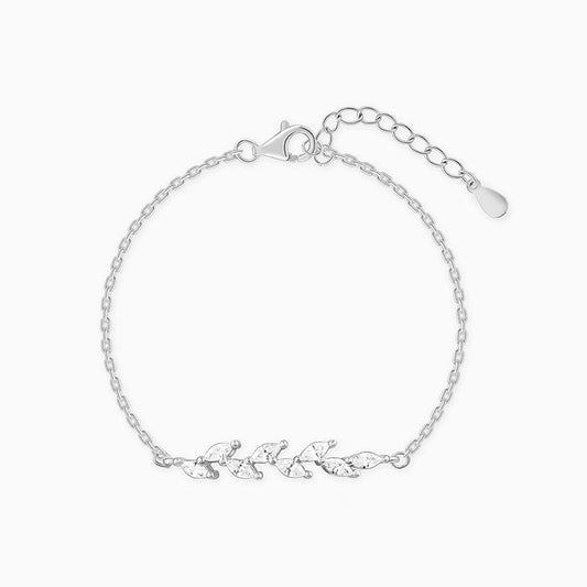 Zircon Fern Bracelet
