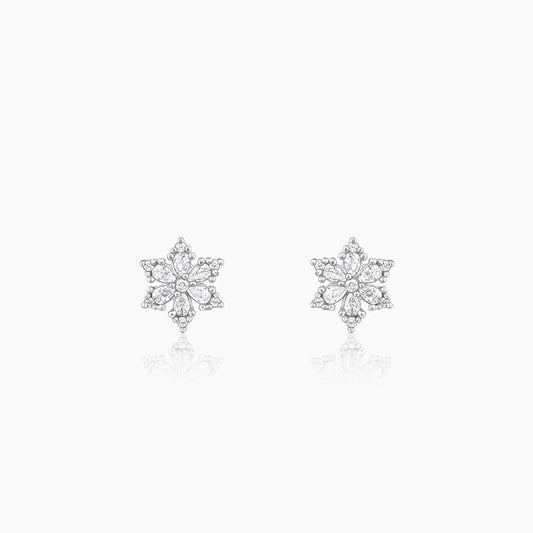 Silver Snow Studs
