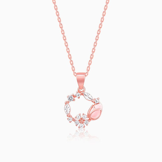 BloomCircle Rose Gold Pendant